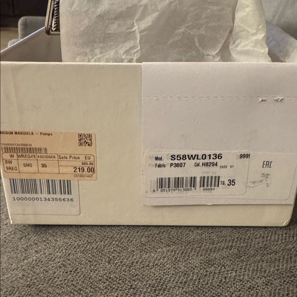 Maison Martin Margiela Plaid Ankle Strap Heels - Picture 2 of 9